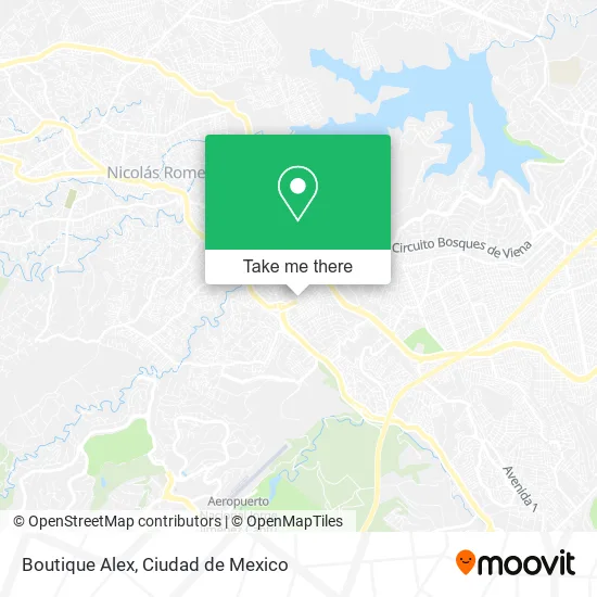 Boutique Alex map