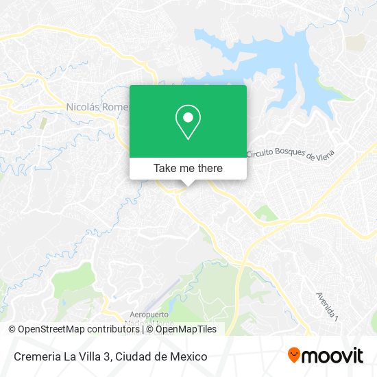 Cremeria La Villa 3 map