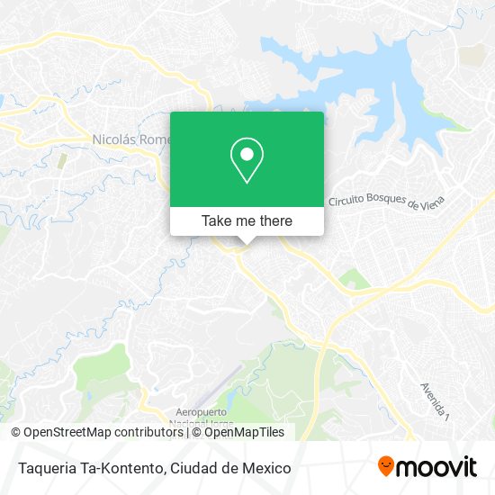 Mapa de Taqueria Ta-Kontento