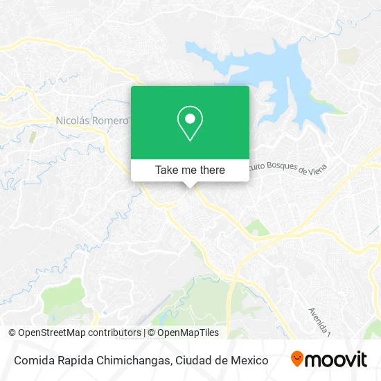 Comida Rapida Chimichangas map