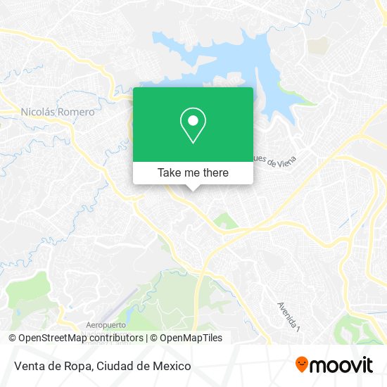 Venta de Ropa map