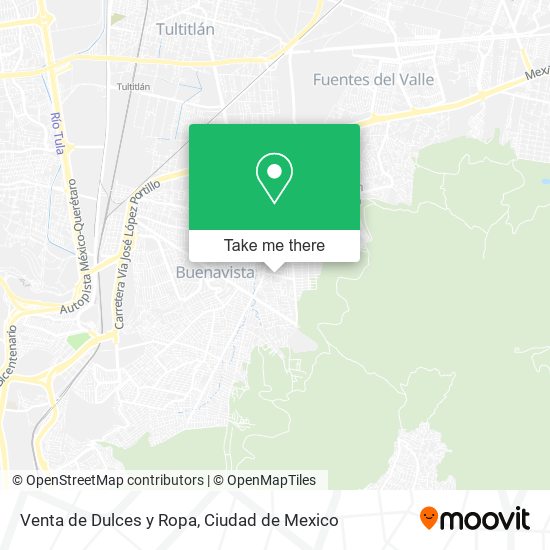 Mapa de Venta de Dulces y Ropa