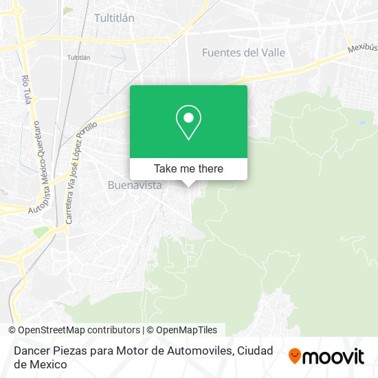 Mapa de Dancer Piezas para Motor de Automoviles