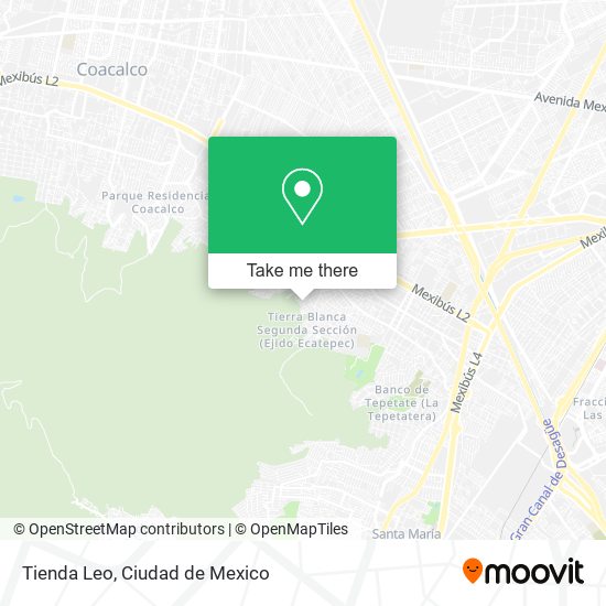 Mapa de Tienda Leo