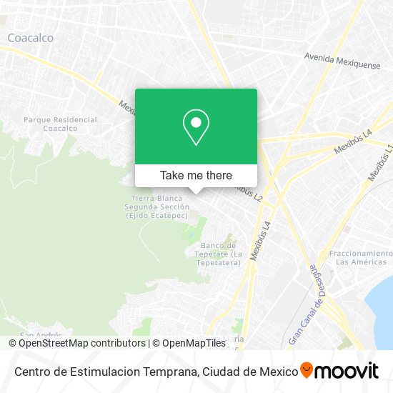 Mapa de Centro de Estimulacion Temprana