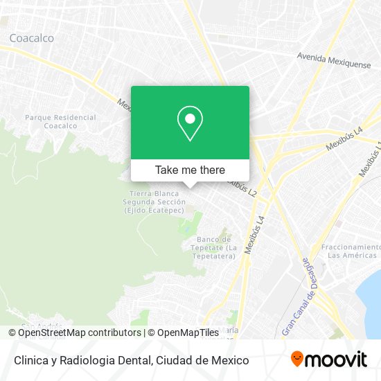 Mapa de Clinica y Radiologia Dental