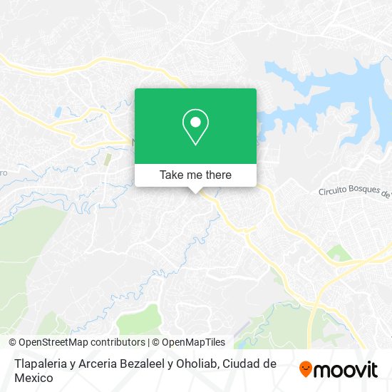 Tlapaleria y Arceria Bezaleel y Oholiab map