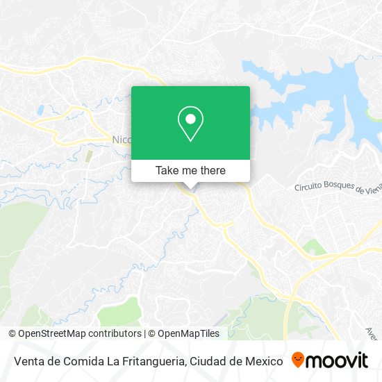 Mapa de Venta de Comida La Fritangueria