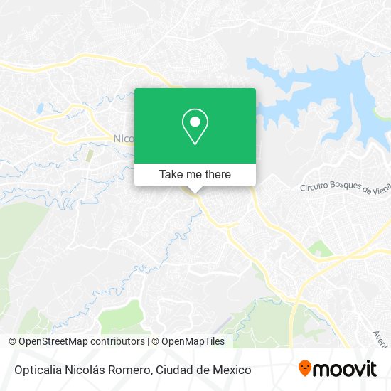 Opticalia Nicolás Romero map