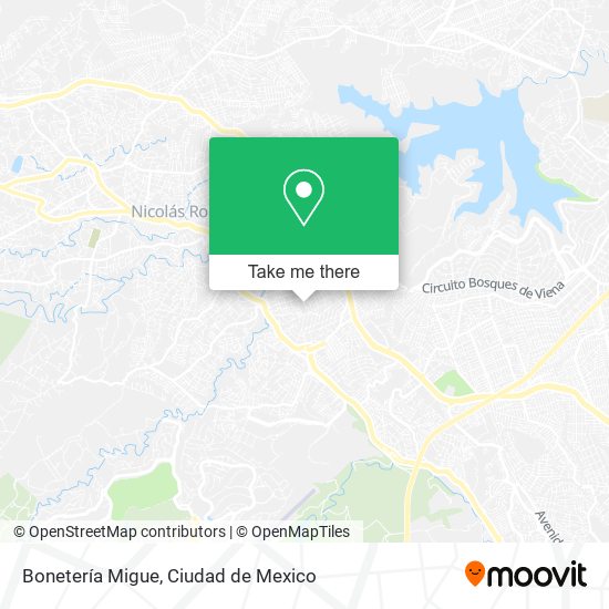 Bonetería Migue map