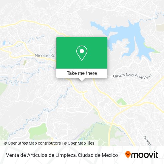 Mapa de Venta de Articulos de Limpieza