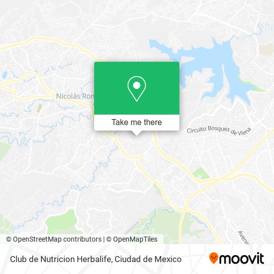 Mapa de Club de Nutricion Herbalife