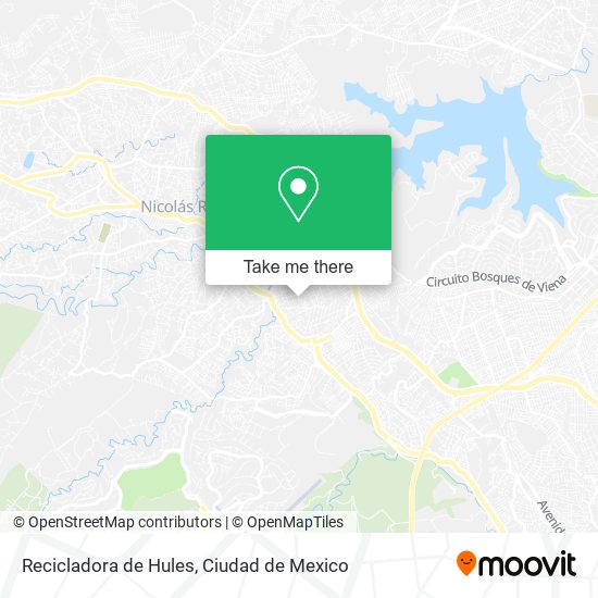 Recicladora de Hules map