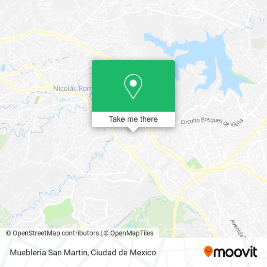 Mapa de Muebleria San Martin