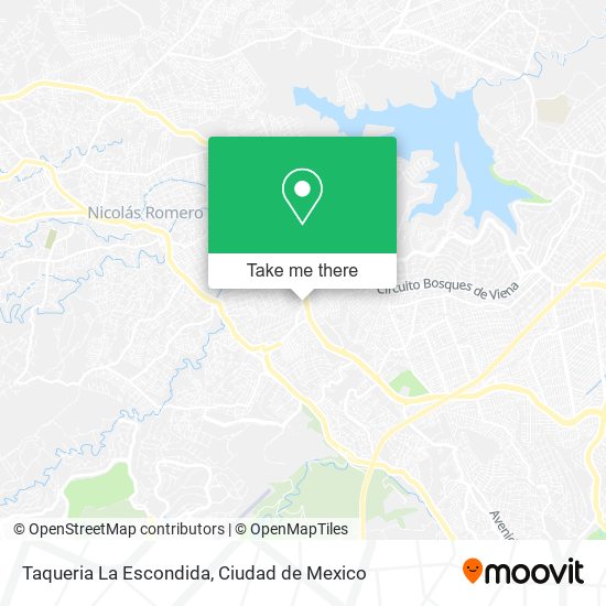 Taqueria La Escondida map