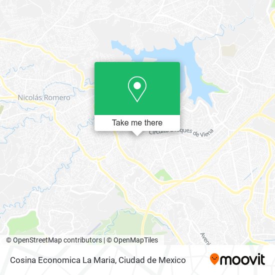 Mapa de Cosina Economica La Maria