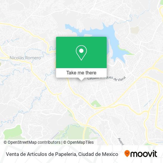 Mapa de Venta de Articulos de Papeleria