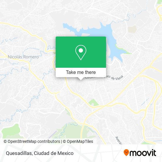 Quesadillas map