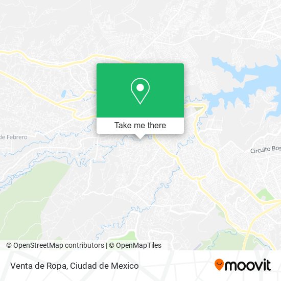 Venta de Ropa map