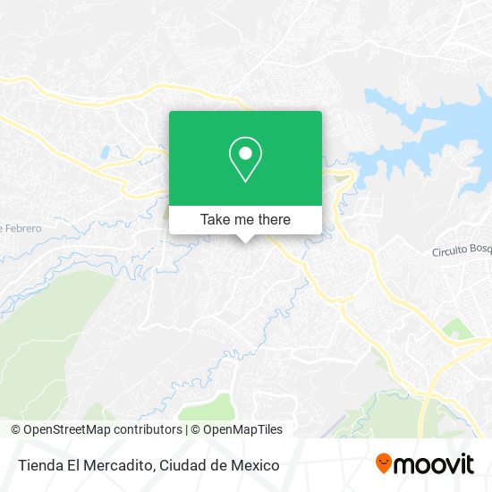 Mapa de Tienda El Mercadito