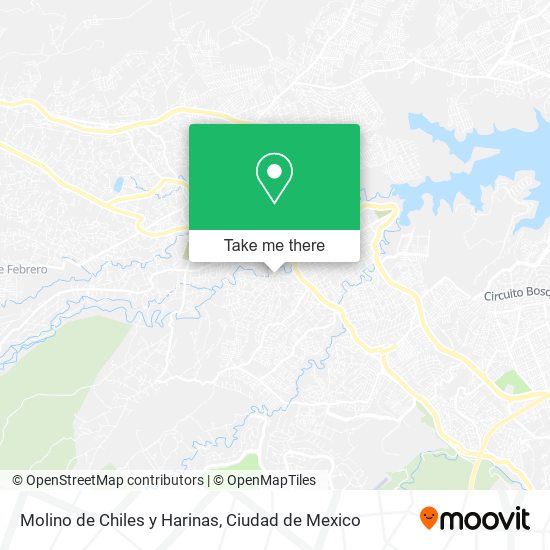 Mapa de Molino de Chiles y Harinas