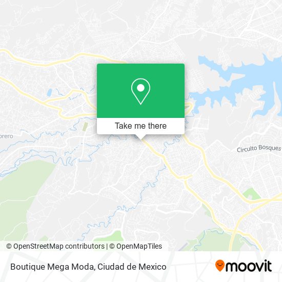 Mapa de Boutique Mega Moda