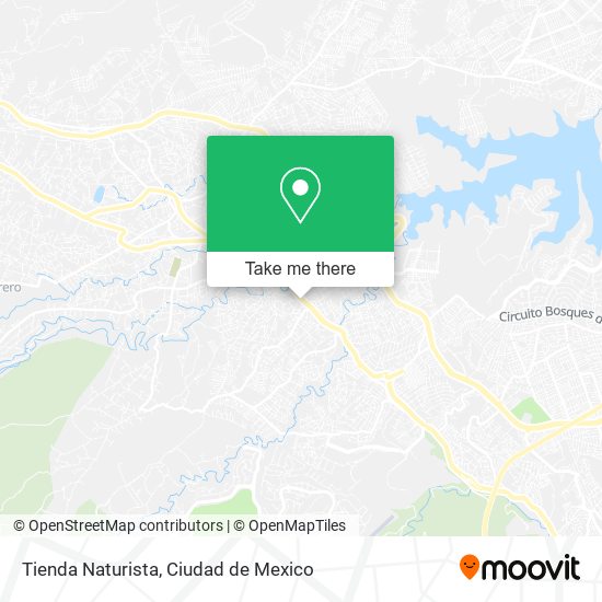 Mapa de Tienda Naturista