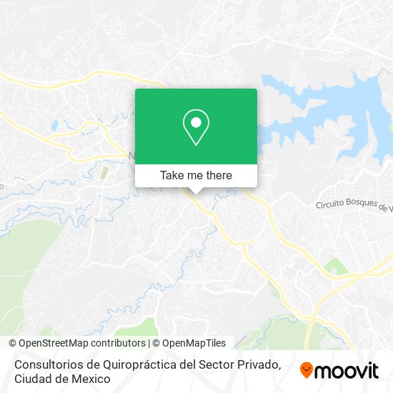 Consultorios de Quiropráctica del Sector Privado map