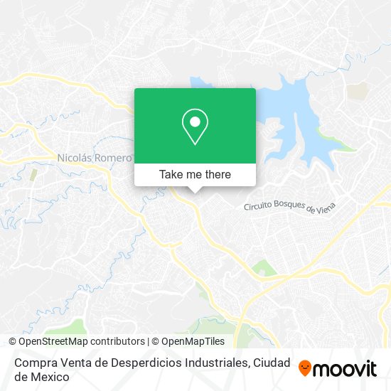 Mapa de Compra Venta de Desperdicios Industriales