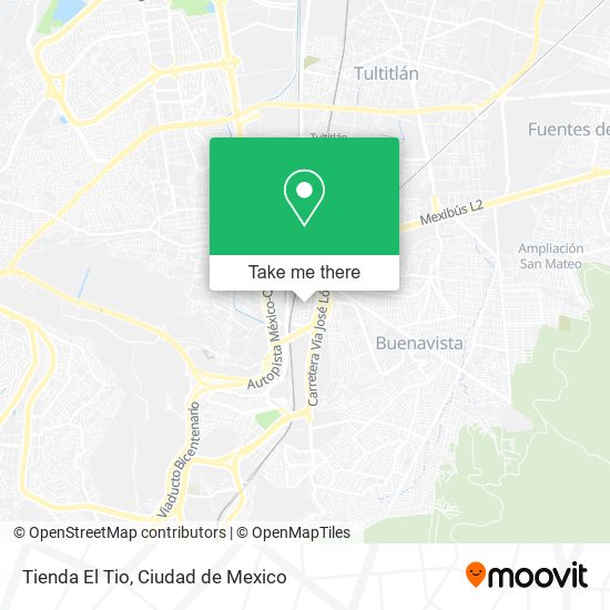 Mapa de Tienda El Tio