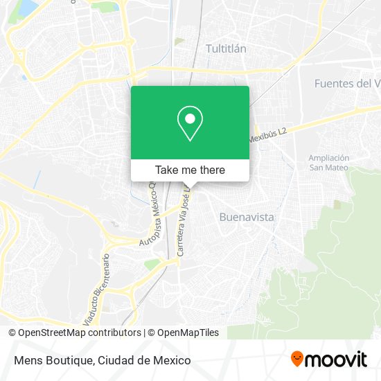 Mapa de Mens Boutique