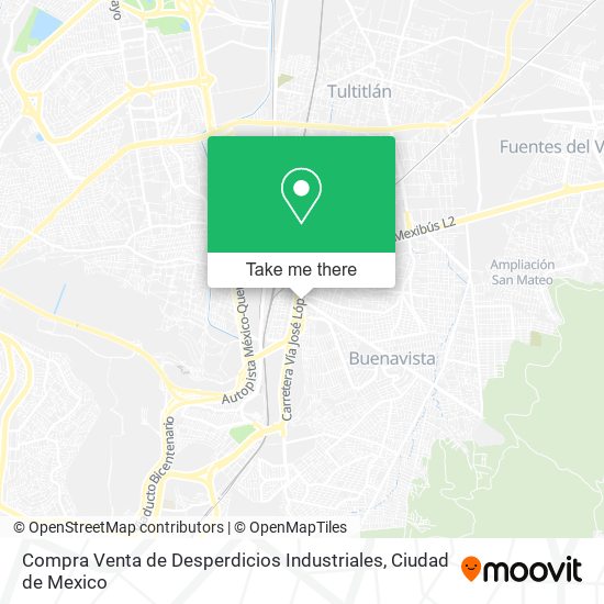 Compra Venta de Desperdicios Industriales map