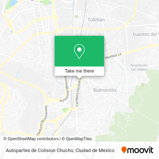 Autopartes de Colision Chucho map
