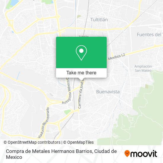 Compra de Metales Hermanos Barrios map