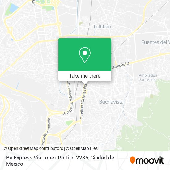 Ba Express Via Lopez Portillo 2235 map