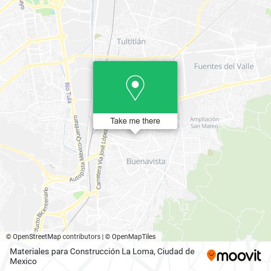 Mapa de Materiales para Construcción La Loma