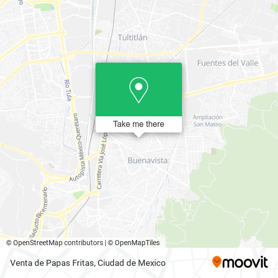 Venta de Papas Fritas map