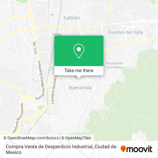 Compra Venta de Desperdicio Industrial map