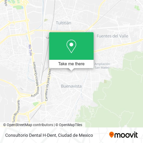 Consultorio Dental H-Dent map