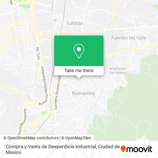 Compra y Venta de Desperdicio Industrial map