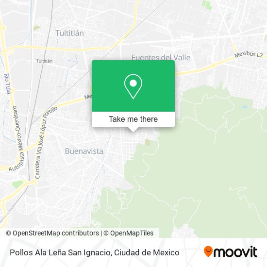 Mapa de Pollos Ala Leña San Ignacio