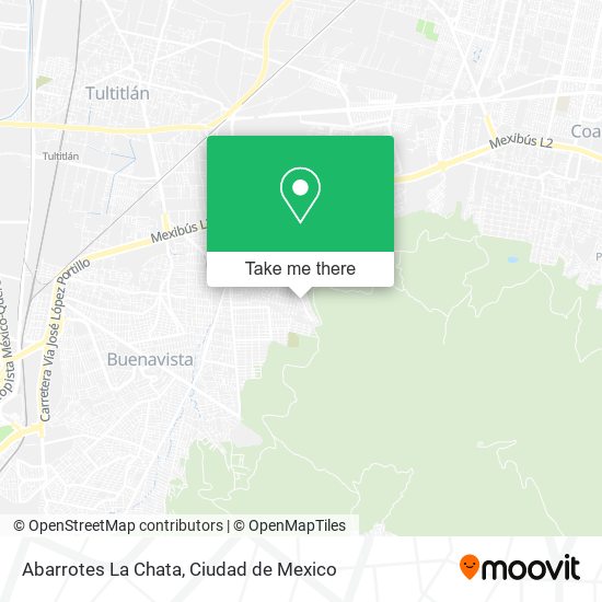 Mapa de Abarrotes La Chata