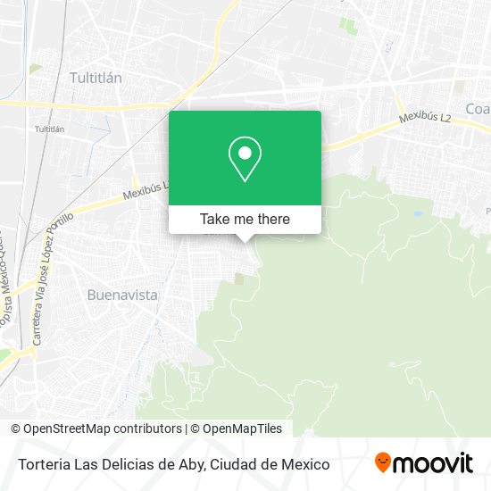 Torteria Las Delicias de Aby map