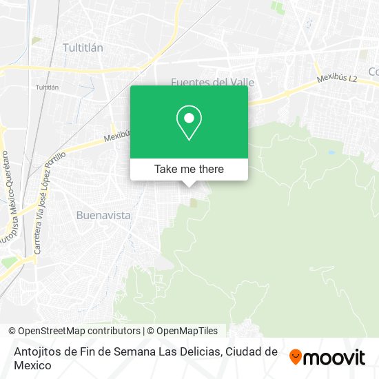 Antojitos de Fin de Semana Las Delicias map