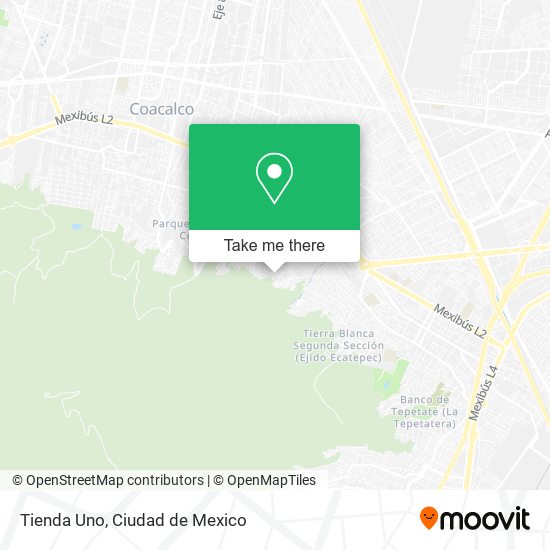 Tienda Uno map