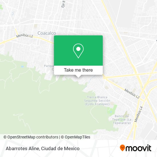 Abarrotes Aline map