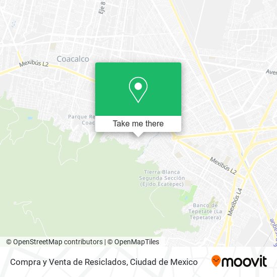 Mapa de Compra y Venta de Resiclados