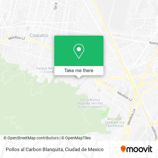 Pollos al Carbon Blanquita map