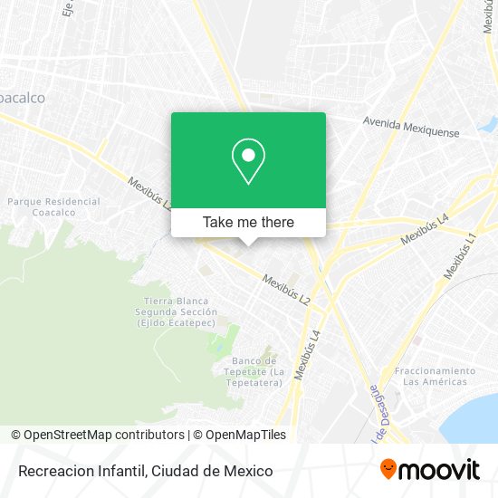 Mapa de Recreacion Infantil