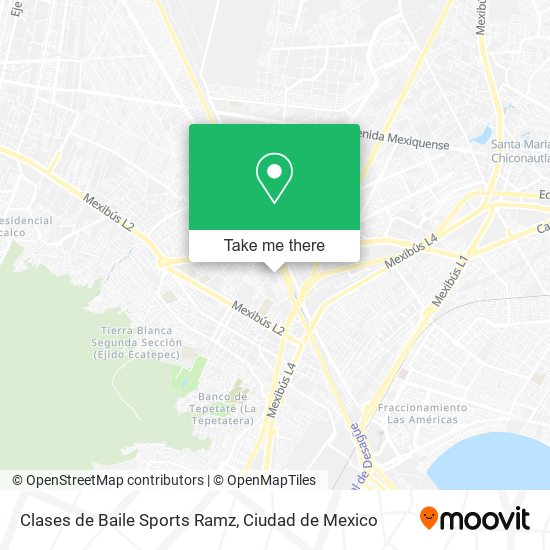 Clases de Baile Sports Ramz map